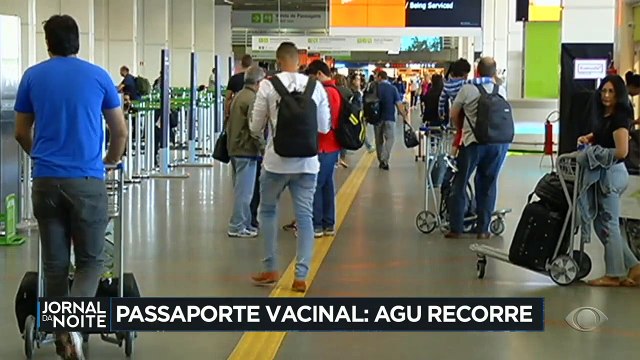 A AGU recorreu da decisão do ministro Luis Roberto Barroso de exigir o passaporte da vacina para quem chega ao Brasil do exterior. O governo pede ao STF que brasileiro sem comprovante de imunização possa fazer quarentena.