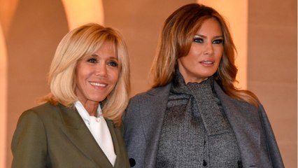 VOICI - Brigitte Macron et Melania Trump : leur déjeuner en tête à tête loin de leurs époux