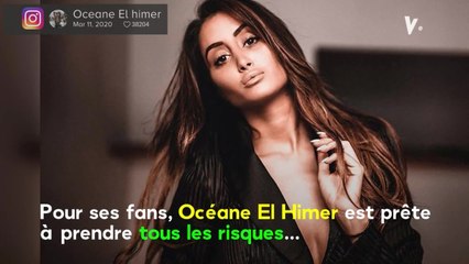 VOICI Océane El Himer (Les Marseillais) prend des risques pour une photo sexy