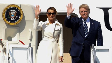 VOICI - La remarque indélicate de Donald Trump sur Melania, draguée par un vétéran de 93 ans
