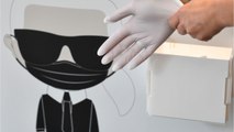 VOICI-Des masques signés Karl Lagerfeld à Monaco : ce qui a été réutilisé pour les confectionner