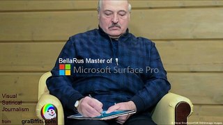 0124 _ belarus-lukashenko-masters-surface-pro _ grabffiti _ satire-Alexander Lukashenko-Russia-Belarus-Белоруссия-Беларусь-Microsoft-Surface-Pro-Laptop