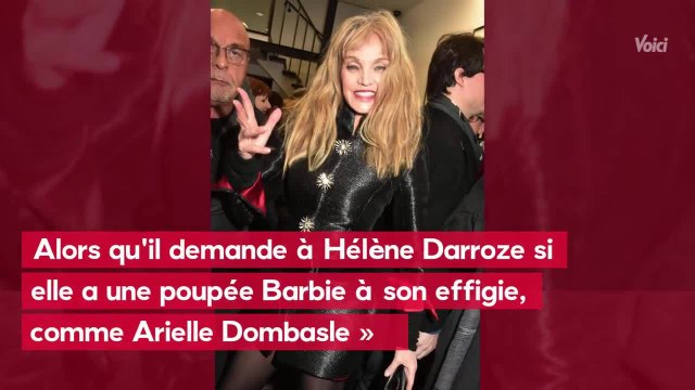VOICI - Arielle Dombasle : cette blague sur son physique qui risque de ne pas lui plaire