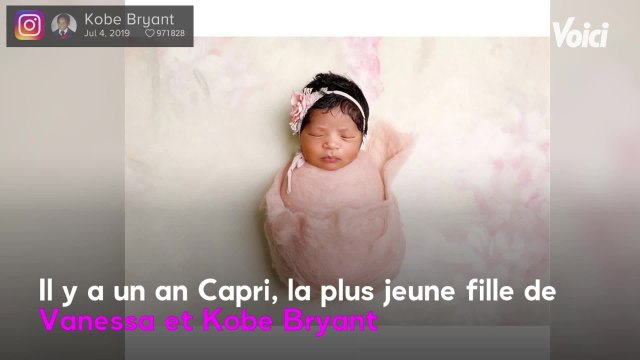 VOICI - Kobe Bryant : ce souvenir bouleversant publié par sa femme pour le premier anniversaire de leur fille Capri