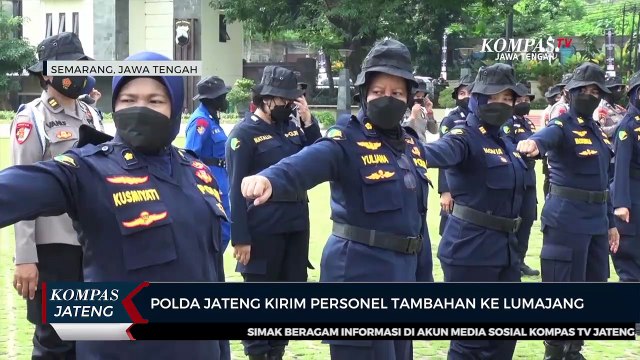Polda Jateng Kirim Personel Tambahan ke Lumajang