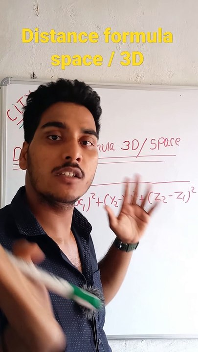Distance formula 3D | Distance formula 3D in Hindi | Distance formula 3D mathematical tool #cityclasses