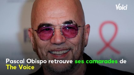 VOICI - PHOTO Pascal Obispo partage un cliché de ses vacances avec ses camarade de The Voice