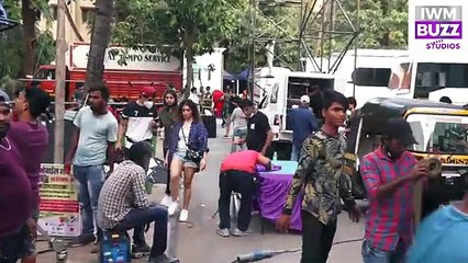 Sanya Malhotra Spotted At Aaram Nagar Post Her Ad Shoot