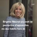 Copy of: VOICI - Brigitte Macron attaquée par les Gilets jaunes à cause de ses baskets dorées, son entourage s’explique