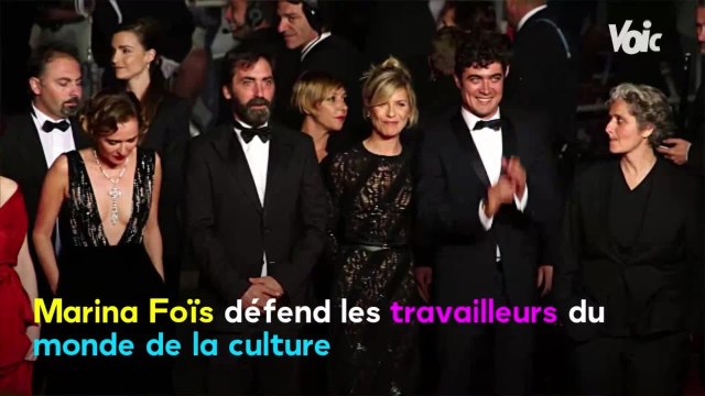 VOICI - Marina Foïs et Leïla Bekhti en colère : les deux actrices interpellent Emmanuel Macron