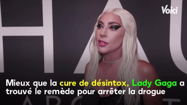 VOICI : Lady Gaga : grâce à son nouvel album, la chanteuse affirme avoir mis fin à plusieurs drogues