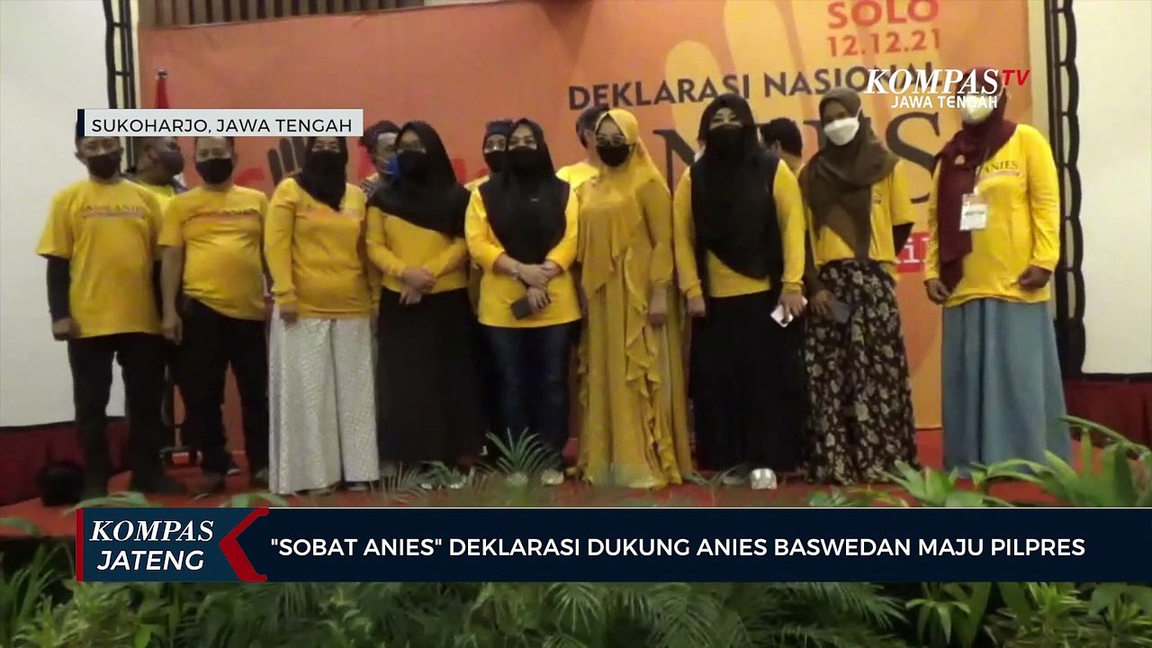 Sobat Anies Deklarasi Dukung Anies Baswedan Maju Pilpres