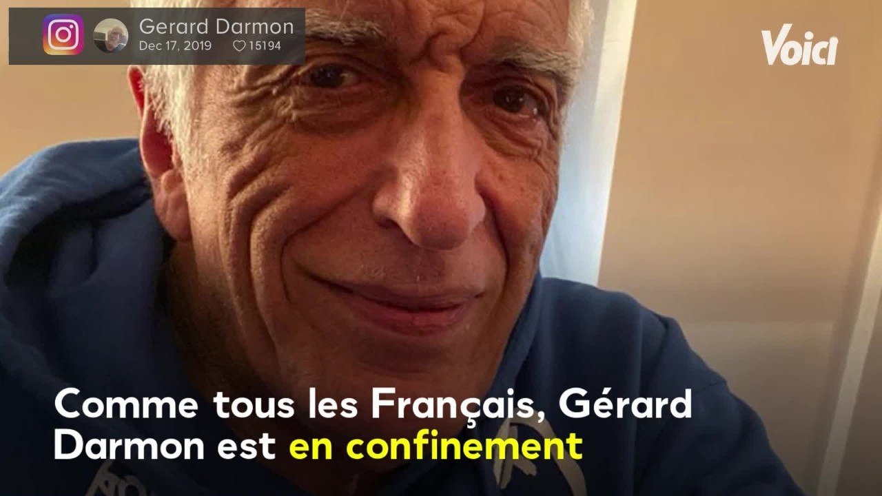 VOICI Gérard Darmon : confiné, il se teint les cheveux, les internautes sont hilares