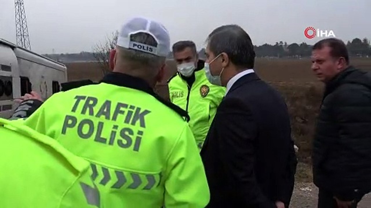 Amasya’da yolcu otobüsü devrildi: 2 ölü, 24 yaralı