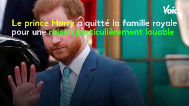 VOICI - Le prince Harry, la raison pour laquelle il a décidé de tout quitter