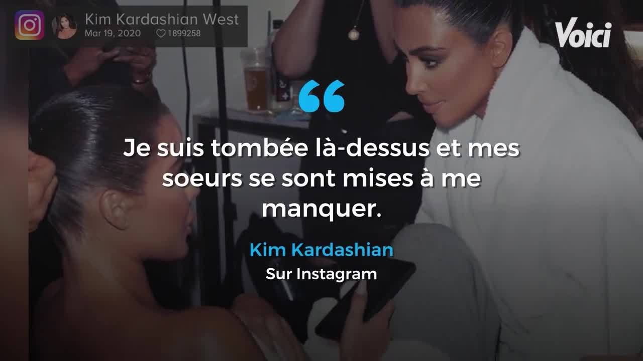 VOICI PHOTO Kim Kardashian éloignée de ses soeurs : elle leur adresse un tendre message
