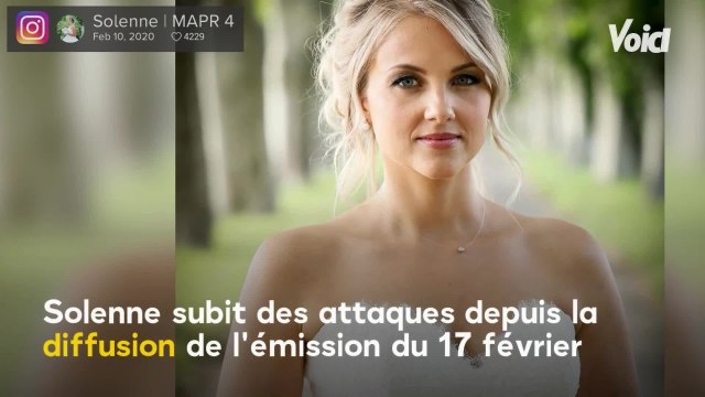 VOICI Mariés au premier regard : Solenne accusée d’avoir trompé Matthieu avec un autre candidat, elle réplique