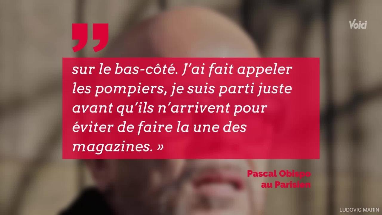 VOICI - Pascal Obispo : son acte héroïque lui a...