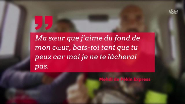 VOICI - Pékin Express : éliminé du jeu, Mehdi adresse un bouleversant message à sa sœur atteinte d’un cancer