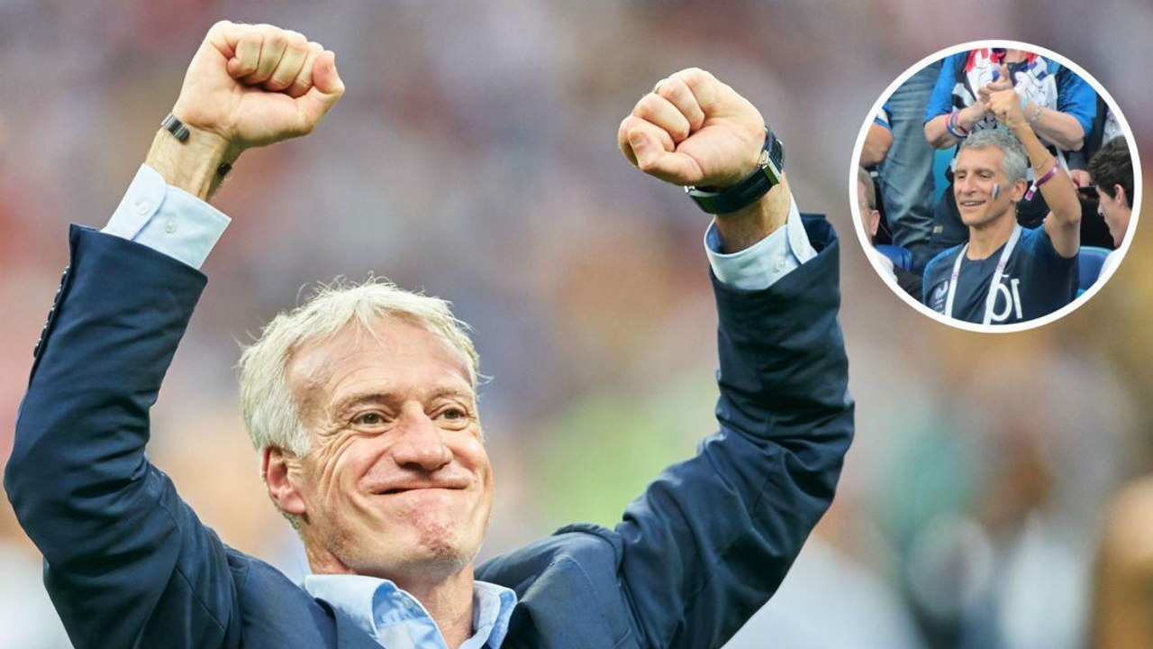 VOICI Le stratagème de Nagui pour communiquer avec Didier Deschamps durant les matchs