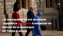 VOICI - Donald Trump : son comportement « inadapté » lors de sa rencontre avec la reine Elizabeth II