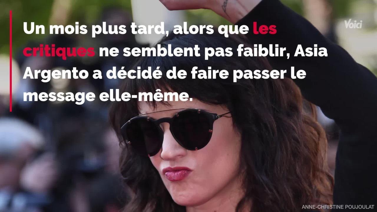 VOICI - Asia Argento : un mois après la mort d'...