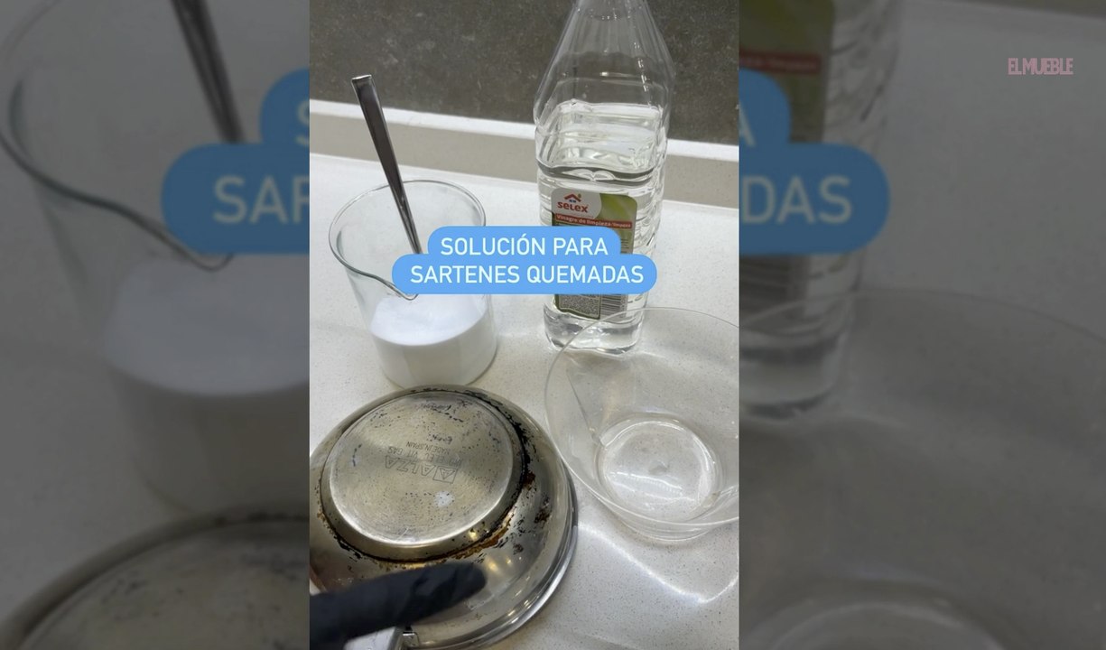 Cómo limpiar sartenes quemadas por debajo