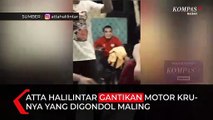 Haru! Atta Halilintar Gantikan Motor Krunya yang Digondol Maling