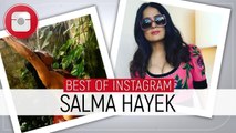 VOICI Salma Hayek : chéri, animaux, mode... Son best of Instagram (VIDEO)