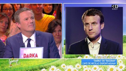 Nicolas Dupont-Aignan dézingue Emmanuel Macron chez Cyril Hanouna
