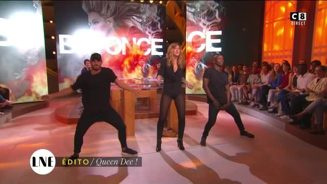 Daphné Burki enflamme le plateau de la Nouvelle Edition en Beyoncé...Sexy !