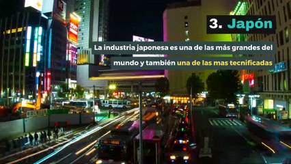 Los 10 países  más industrializados del mundo