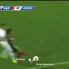 soccer player threw his shoes towards his opponent