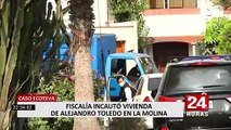 Fiscalía allanó e incautó casa de Alejandro Toledo por caso Ecoteva