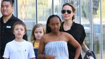 GALA VIDÉO - Angelina Jolie, en famille à L.A. : sa fille Zahara est devenue une vraie jeune femme !