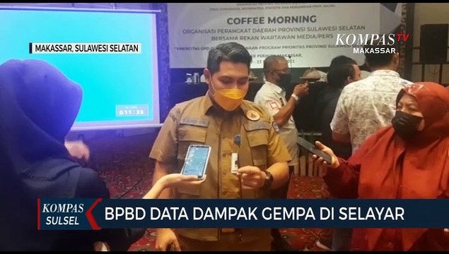 BPBD Selayar Mendata Dampak Gempa Di Selayar