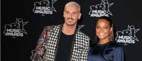 GALA VIDEO - Matt Pokora et Christina Milian, enlacés et entourés de leurs parents pour fêter 2019