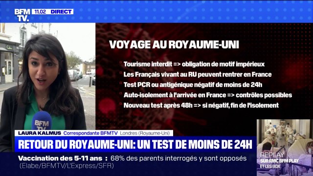 Quelles restrictions vont être mises en place pour les voyageurs en provenance du Royaume-Uni ?