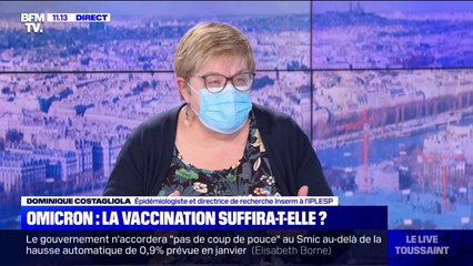 Dominique Costagliola, épidémiologiste, explique qu'avec les variants l'immunité collective est "extrêmement difficile à parvenir"