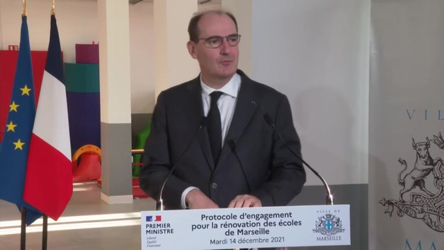 Réhabilitation des écoles de Marseille : intervention de Jean Castex
