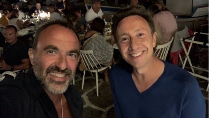VOICI - Nikos Aliagas : cette star de France 2 qui lui a rendu visite en Grèce