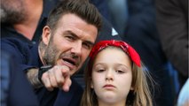 VOICI - V3 PHOTO David Beckham Et Sa Fille Dans Les Coulisses De Modern Family (2)