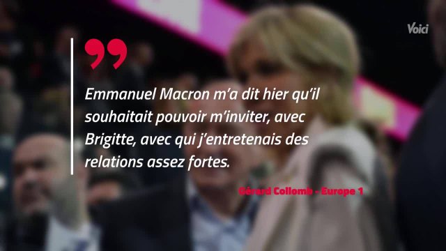 VOICI Gérard Collomb est-il toujours en contact avec Brigitte Macron ? Il répond