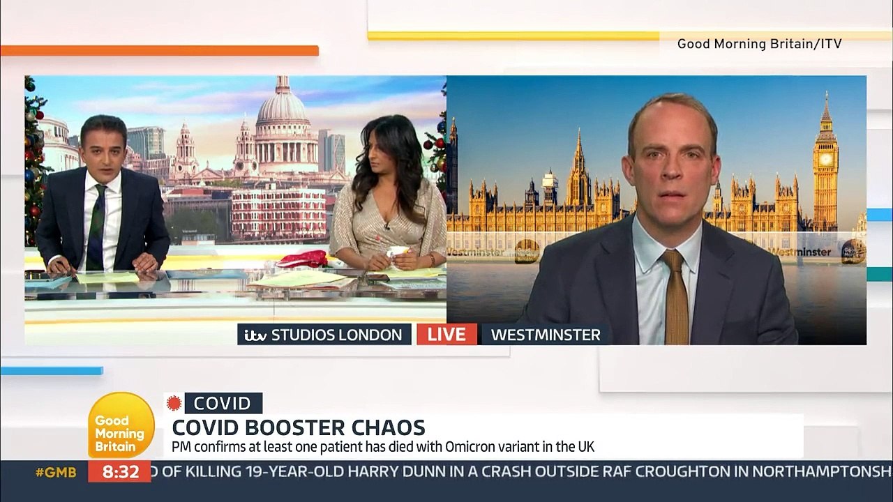 Dominic Raab blunders on three national TV shows as he gives three different answers to the same question