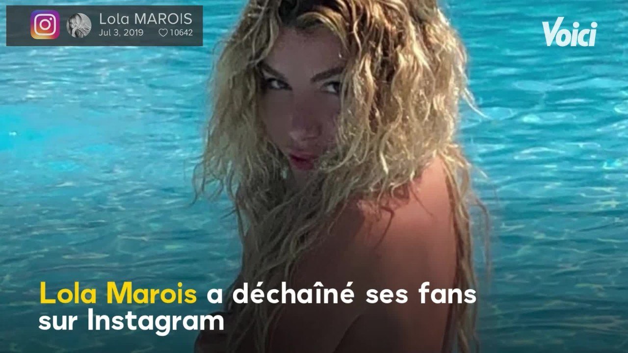 VOICI - Lola Marois : danse sexy, jupe trop courte... la femme de Jean-Marie Bigard enflamme Instagram