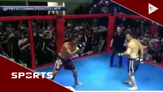 Dalawang pulitiko sa Brazil, naglaban sa loob ng Octagon #PTVSports