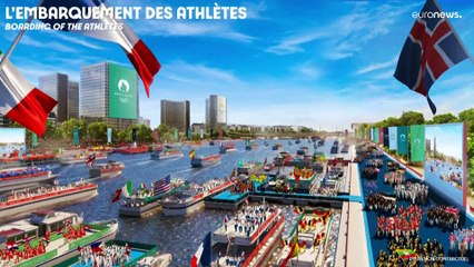 La cérémonie d'ouverture des JO de Paris 2024 sur la Seine
