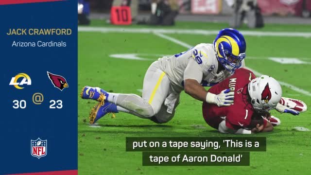 Arizona Cardinals defender describes Aaron Donald as 'the best ever'