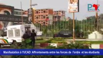 Manifestation à l'UCAD: Affrontements entre les forces de l'ordre et les étudiants