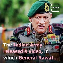 Indian Army Releases Last Recorded Video Of CDS General Bipin Rawat
